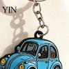 Vintage Vehicle Key Holder Enamel Retro Beetle Car Keychain, Ring Holder, Decorative Anti-oxidation Keychain Accessories for Handbags Backpacks,