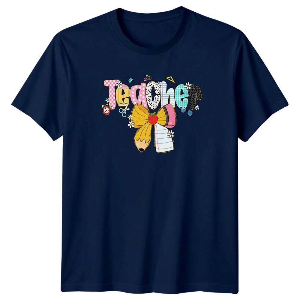 Teacher School Supplies Education Unisexs TShirt Unisexs Tee Graphic Top