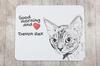 Devon Rex - Mouse Pad with Print, Personalized Cat Pad, Unique Gadget for an Office Worker from the Art-Dog Brand