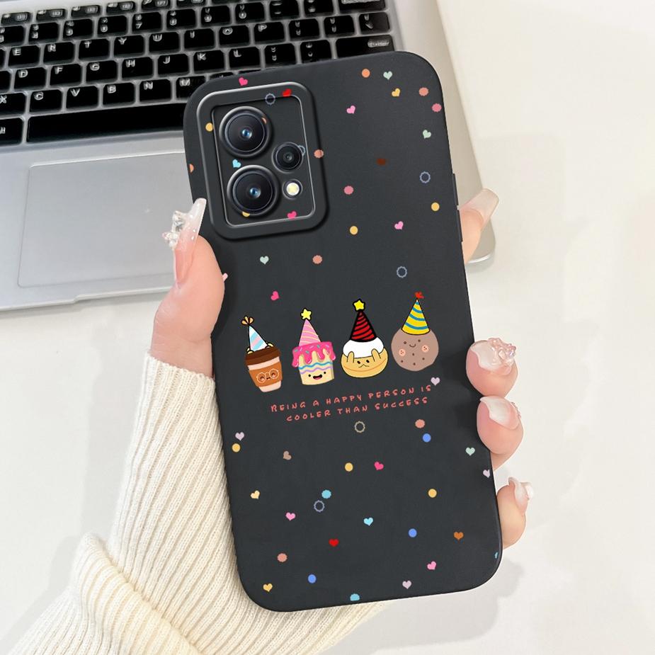 

For Realme 9 Pro Plus Case Cute Candy Painted Cover Soft Silicone Shockproof Phone Case For Realme 9 Pro Realme9 Pro + Soft Bags Realme 9 Pro