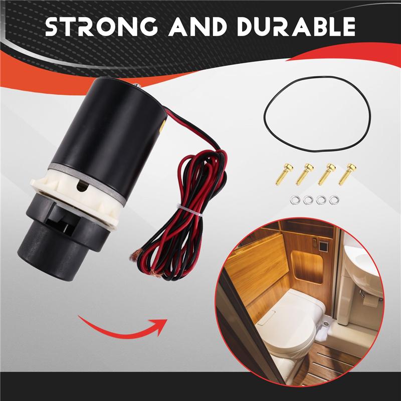 Electric Toilet Motor Pump Assy 37072-0092 For Jabsco 37045 37245 37055 37255 37075 37275 370720092 RV Marine Boat