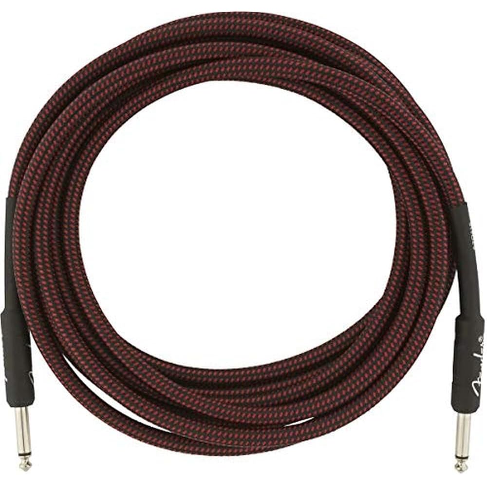 Fender Shielded Cable Professional Series Instrument Cable, 15', Gray Tweed