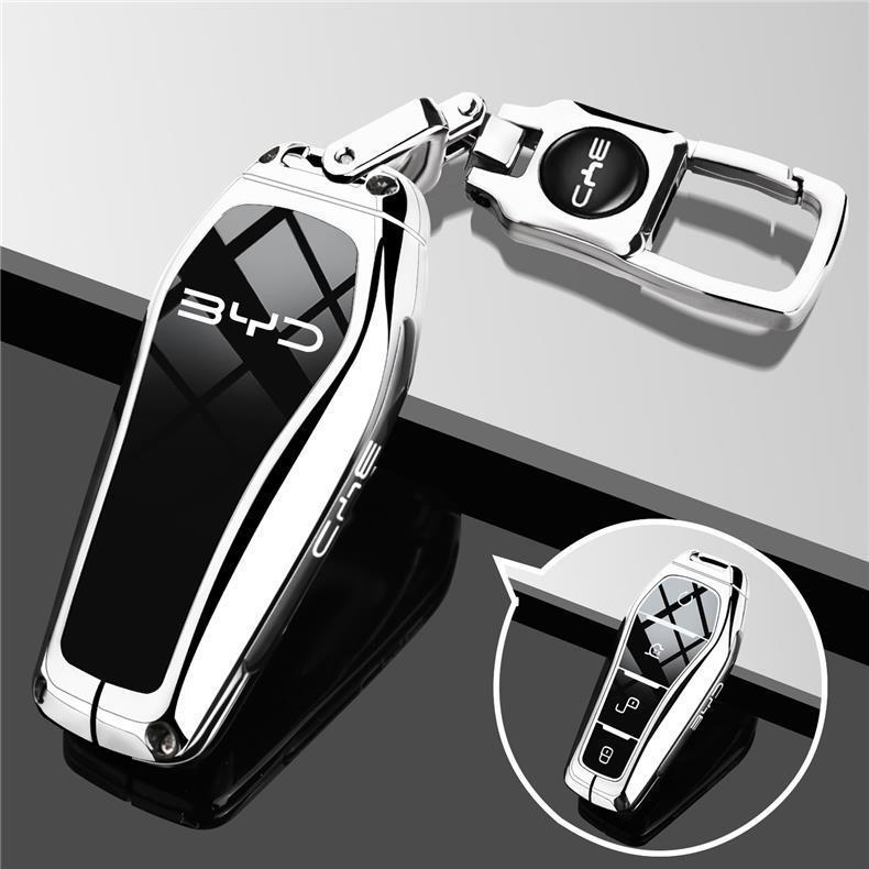 Compatible Key Cover for BYD Models: Seagull, Seal 06dmi, Dolphin 06GT, Seal 07dm - Car Metal Shell Buckle Modification