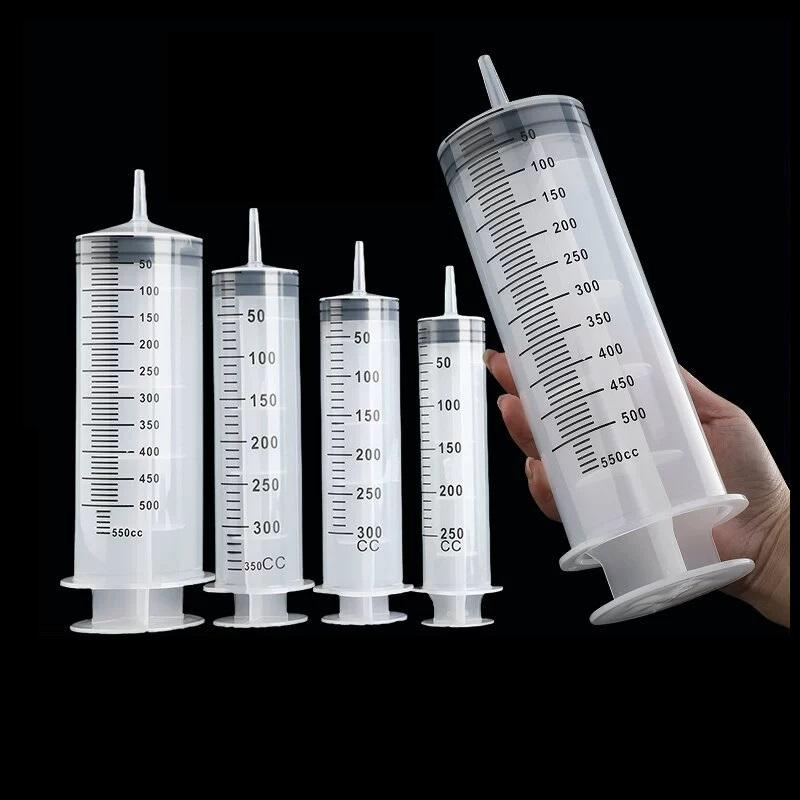Plastic Reusable Syringe For Measuring Nutrient Hydroponics Industrial Glue Dispensing Pet Feeding