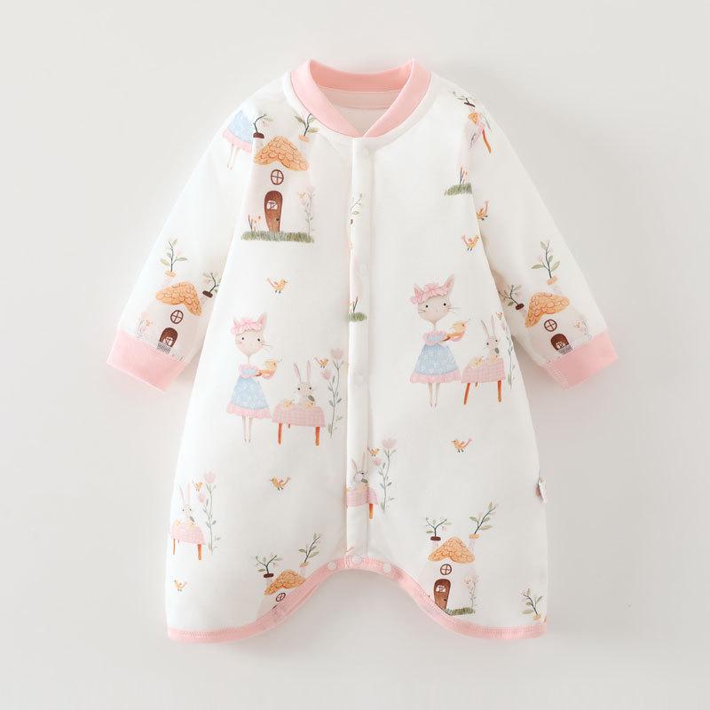 Spring & Autumn Baby Pajamas: Lightweight Pure Cotton Sleeping Bag & Anti-Kick Blanket for Infants and Toddlers