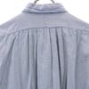VINTAGE 40s 50s Grandpa Long sleeve pullover blouse Light blue shirt Women Used