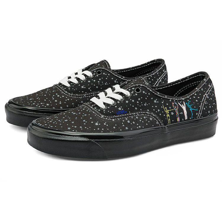 Vans Authentic 44 DX Canvas Low Top Sneakers Unisex Black VN0A5KX4AVU