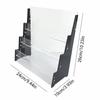 3 Layers Baseball Card Storage Rack Removable Acrylic Sports Card Organizing Box Clear Display Compact Card Display Stand