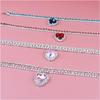 Practical-Dog Shiny Rhinestone Collar Cat Heart Diamond Jewelry Necklace Pet Bling Princess Collar Puppy Supplies Replacement Pa