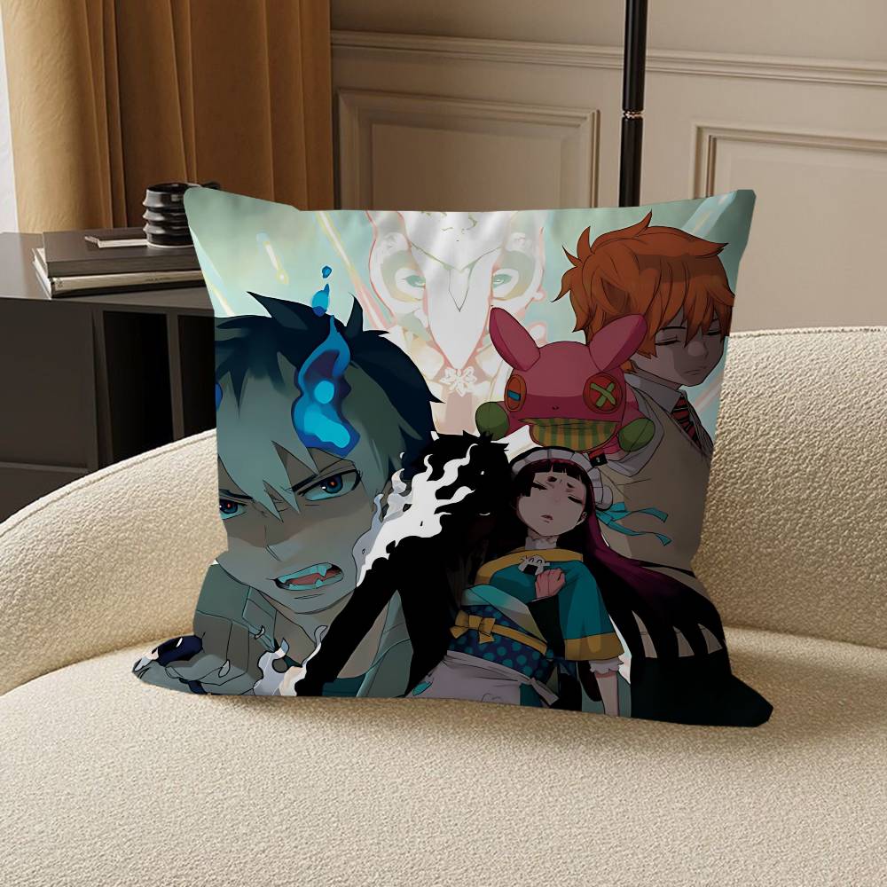 Anime Blue-Exorcist Pillow Anime Pillow Sofa Bed Head Pillow Cover Cushion Cover 45x45 Cm Fashion