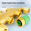 Aluminum-Plastic Pipe Floor Heating to PPR Quick Connector 20mm Hot Melt Copper Adapter for Hot Water Manifold Accessories