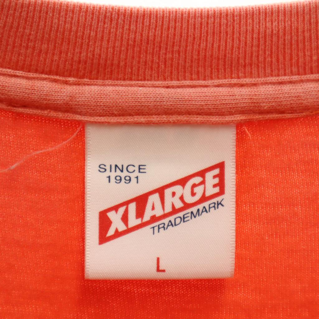 XLARGE GIANTS Short sleeve T-shirt L Orange Men's Used