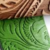 Christmas Rolling Pins Rock Snowflake Elk Wooden Rolling Embossing Baking Cookies Biscuit Fondant Cake Patterned Roller 35*5cm