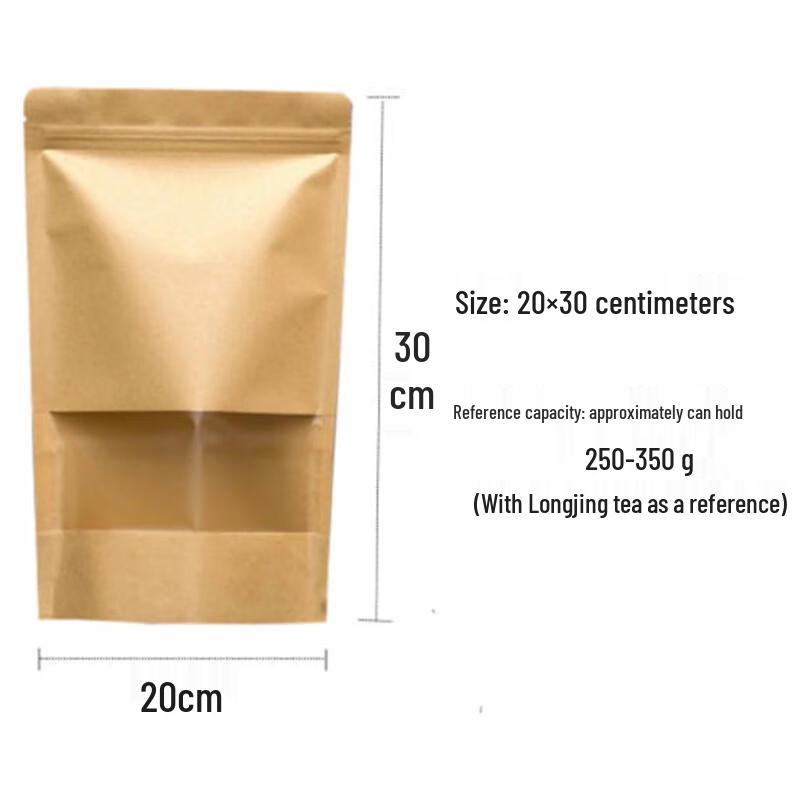 Kraft Paper Self-Sealing Tea Bags