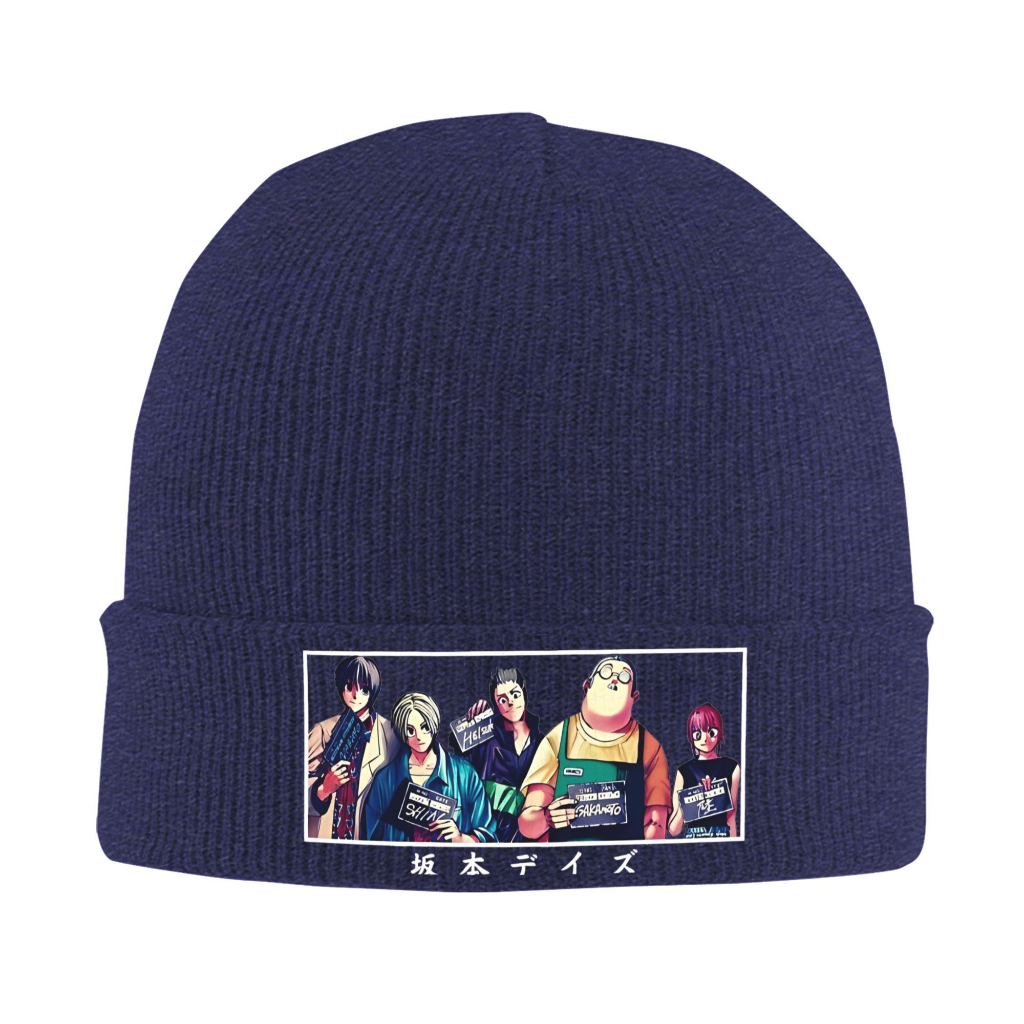 

Sakamoto Days In Japanese Anime Knitted Hat Funny Caps Men Women Gym Beanie Hats Autumn Winter Graphic Head Wrap Bonnet Hats One Size