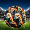 Marilyn Monroe Print Size 5 Soccer Ball, PU Wear Resistant Football for Match Training and Daily Practice, Birthday Gift for Soccer Fans