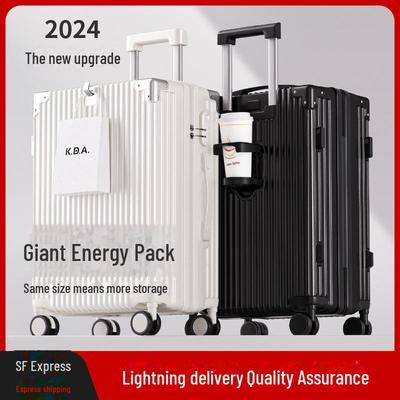 2024 Women's Durable 20-Inch Trolley Suitcase: Thickened, Password-Protected Boarding Luggage