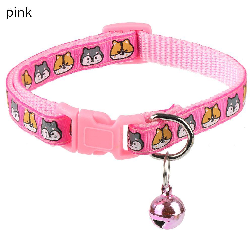 Cute Neck Strap With Bell Breakaway Cat Collar Quick Release Kitten Safety