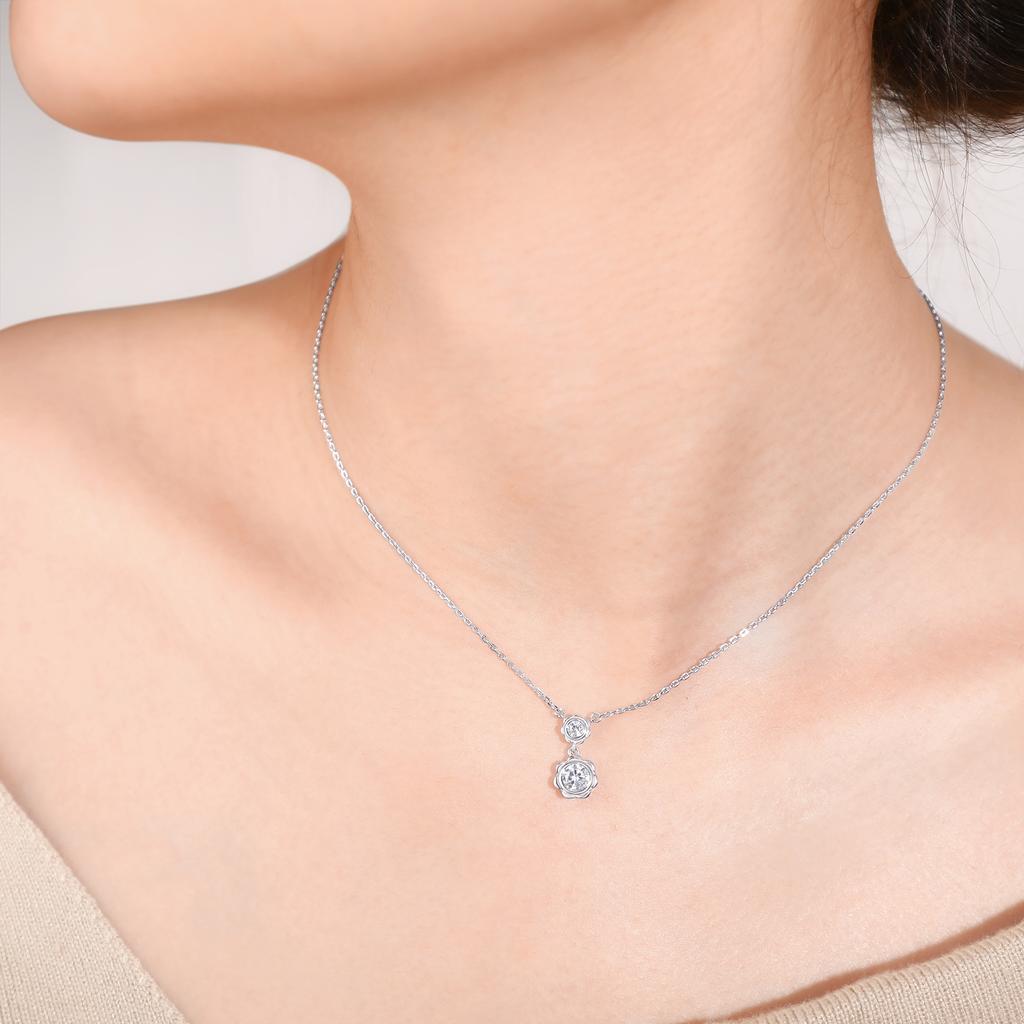 Colar com Pingente de Estrela Sol Tassel em Prata de Lei 925 Corrente Leve de Luxo para Clavícula Acessórios Colar de Prata