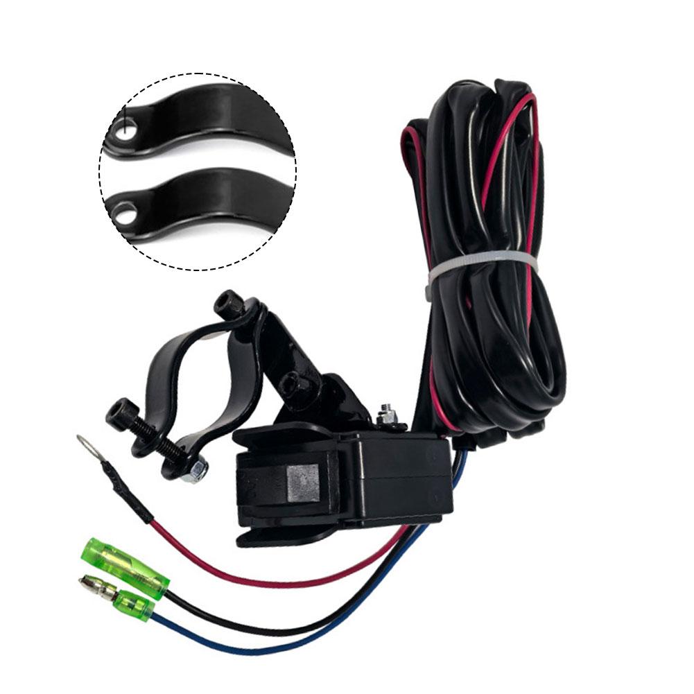 Winch Switch With Mounting Bracket Winch Control Rocker Thumb Switch For Compatible With Most 12V For ATV UTV Winch Relays China Mainland