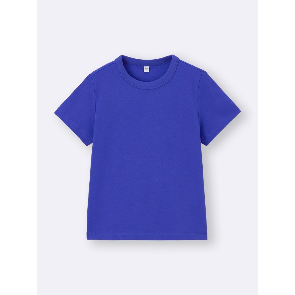 GU by Uniqlo Baumwoll Glattes Rundhals-T-Shirt