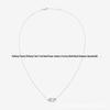 Women's 18K Rose Gold Fred Medium Diamond Horseshoe Necklace with Horizontal Nautical Buckle Choker.