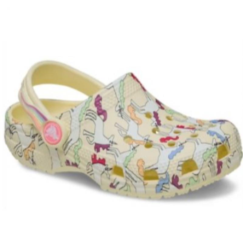 Crocs Classic Unicorn Graphic Clog Toddler 212515 7cj