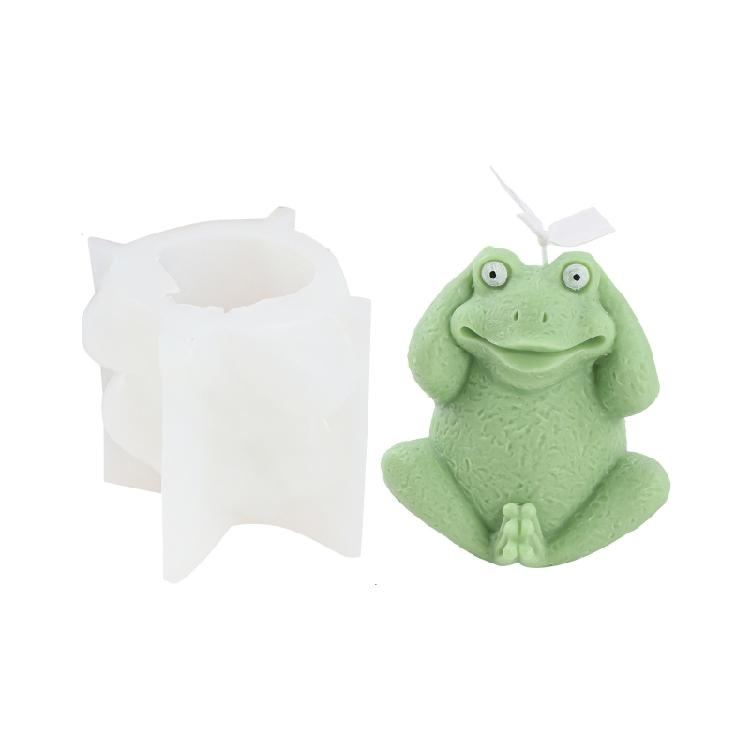 

for Frog Silicone Mold Gypsum Epoxy Resin Aroma Candle Mould for Home Decoration 1