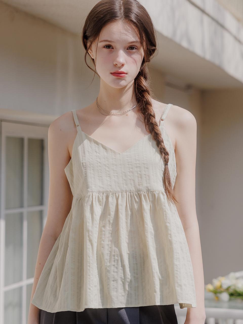 Eight Days A Week Cotton Bustier Olive Ad134 Free