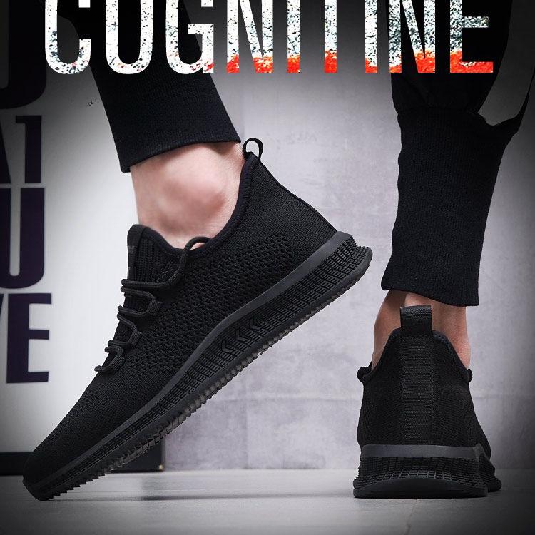Fashionable Spring and Winter Breathable Men's Shoes Youth Sports Shoes Korean Mesh Shoes Running Trendy Shoes for Men