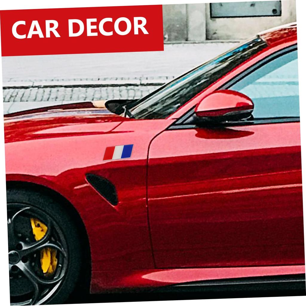 ABOOFAN Car Decoration Sticker Flag Sticker for Car Car Sticker France Flag Sticker Car
