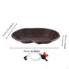 Vasca per Rettili con Rampa Gradini Integrati Ciotola Gradinata Piscina per Bagno Rettili per