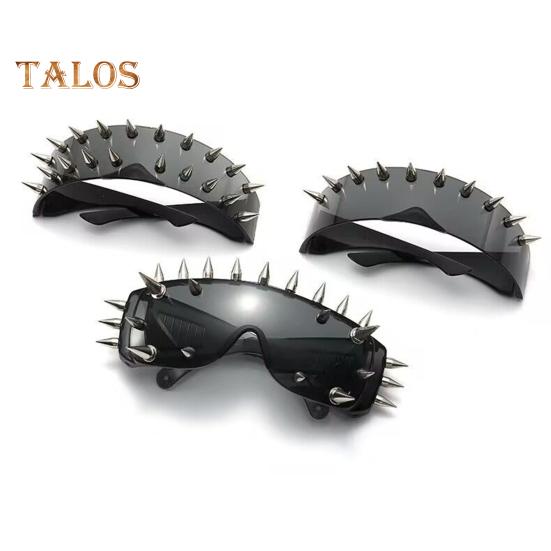 Unisex-Brille, Metallnieten, Party-Sonnenbrille, leichtes Design, Cosplay-Sonnenbrille, Schattenbrille für Damen und Herren