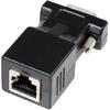 DTECH DB9 To RJ45 Serial Adapter RS232 Male To RJ-45 Female Ethernet Converter Compatible with Standard 9 Pin RS-232 Devices