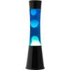 Itotal xl1788 Lava-Lampe 40 cm mit schwarzem Sockel, blauer Flüssigkeit und weißer Wachs