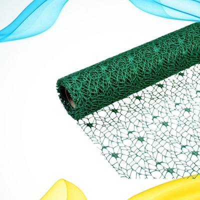 Bright Color Jacquard Mesh Gauze Roll Large Handmade DIY Party Decoration Wedding Gift Wrapping Curtain Pendant