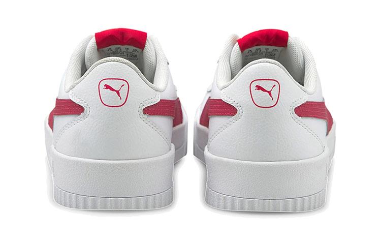PUMA Carina Crew White/Red Women's 374903-04