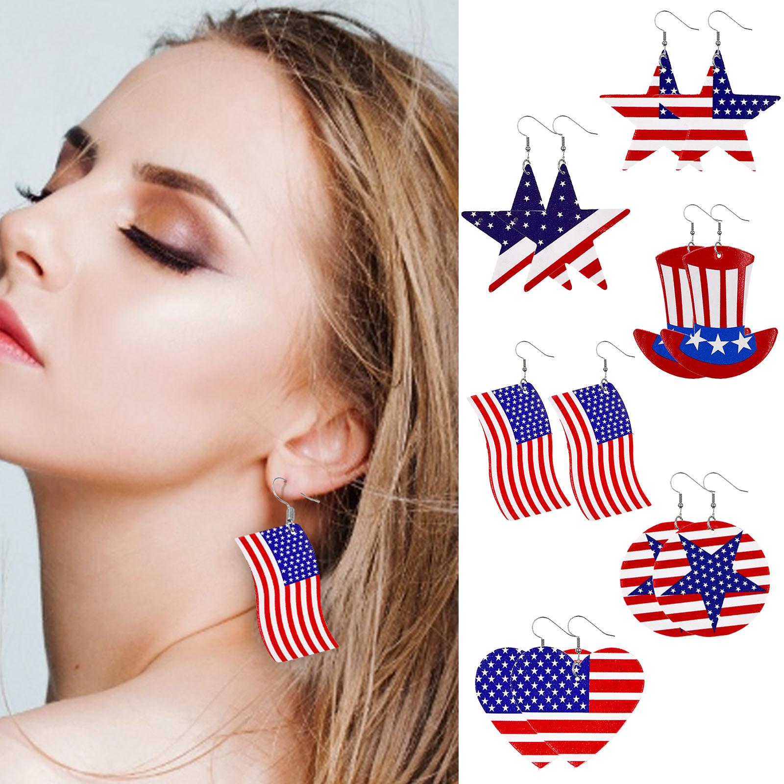 

Fashion Independence Day Earring Women Earrings Jewelry Accessories Gifts