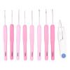 8Pcs/Set Household Soft Plastic Crochet Hook Kit Knitting Needle Sewing Tool Accessories