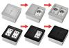 Multifunctional Flip-Open European/German/British Standard Floor Socket