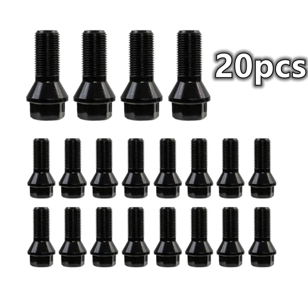 36136781151 m14x1.25 X3 X4 X5 X6 M3 M4 M5 M6 i3 i8 36136781150 M12 X 1.5 Wheel Lug Bolts for BMW E46 E90 E39 E60 E53 325i
