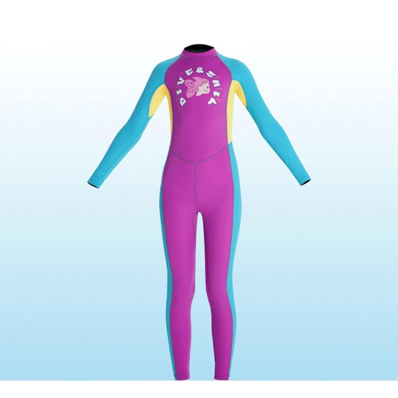 Costume da Bagno Rash Guard Manica Lunga Pezzo Unico Protezione UV per Bambini Asciugatura Rapida Costumi da Bagno Nuoto Snorkeling Surf
