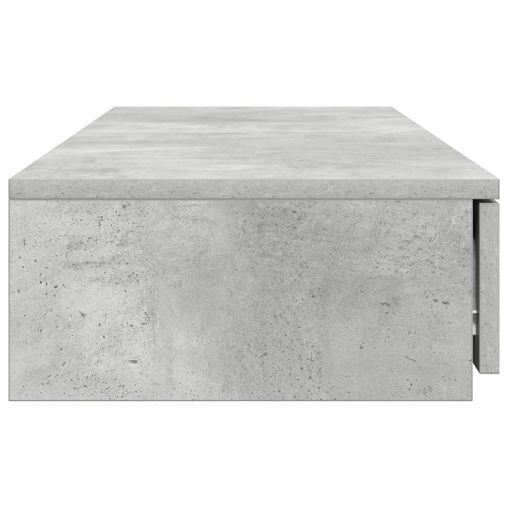 Bed Drawers Concrete Grey 120 X 36.5 X 16.5 Cm Particleboard
