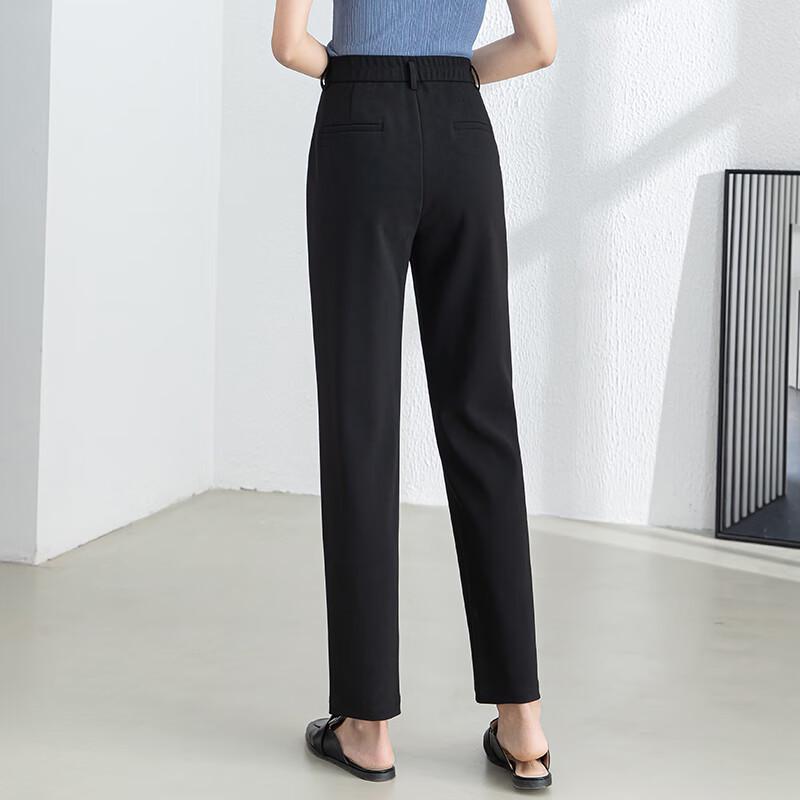 FanZhen Women's High-Waist Cropped Harem Suit Pants