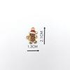 Christmas Snowman and Tree DIY Enamel Pendant Accessories