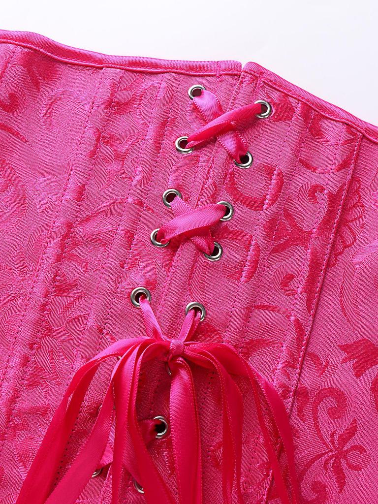 European & American Corset Gown: Abdomen Shaping Waist Cincher Top