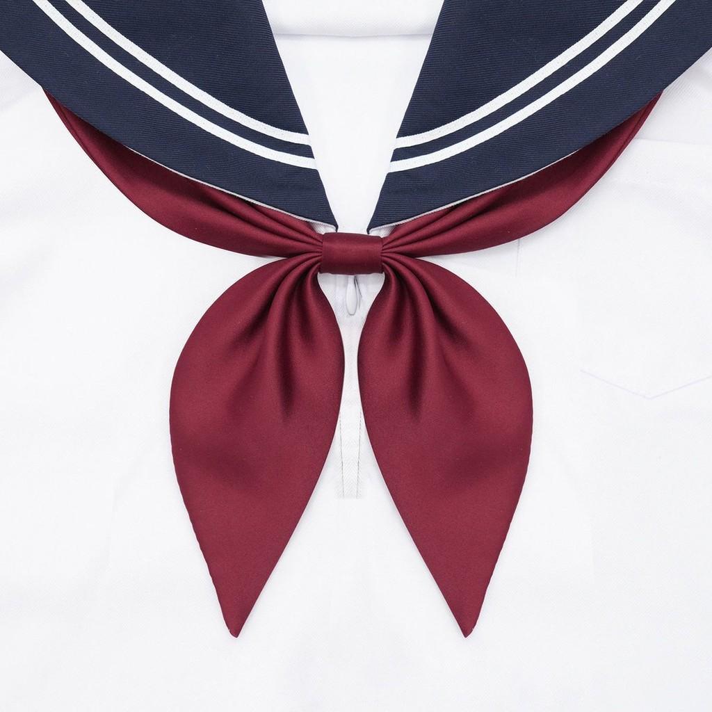 

Japanesestyle Kids Triangle Neck Bow Tie With Polyester Material For Formal Wear Burgundy FishDesign
