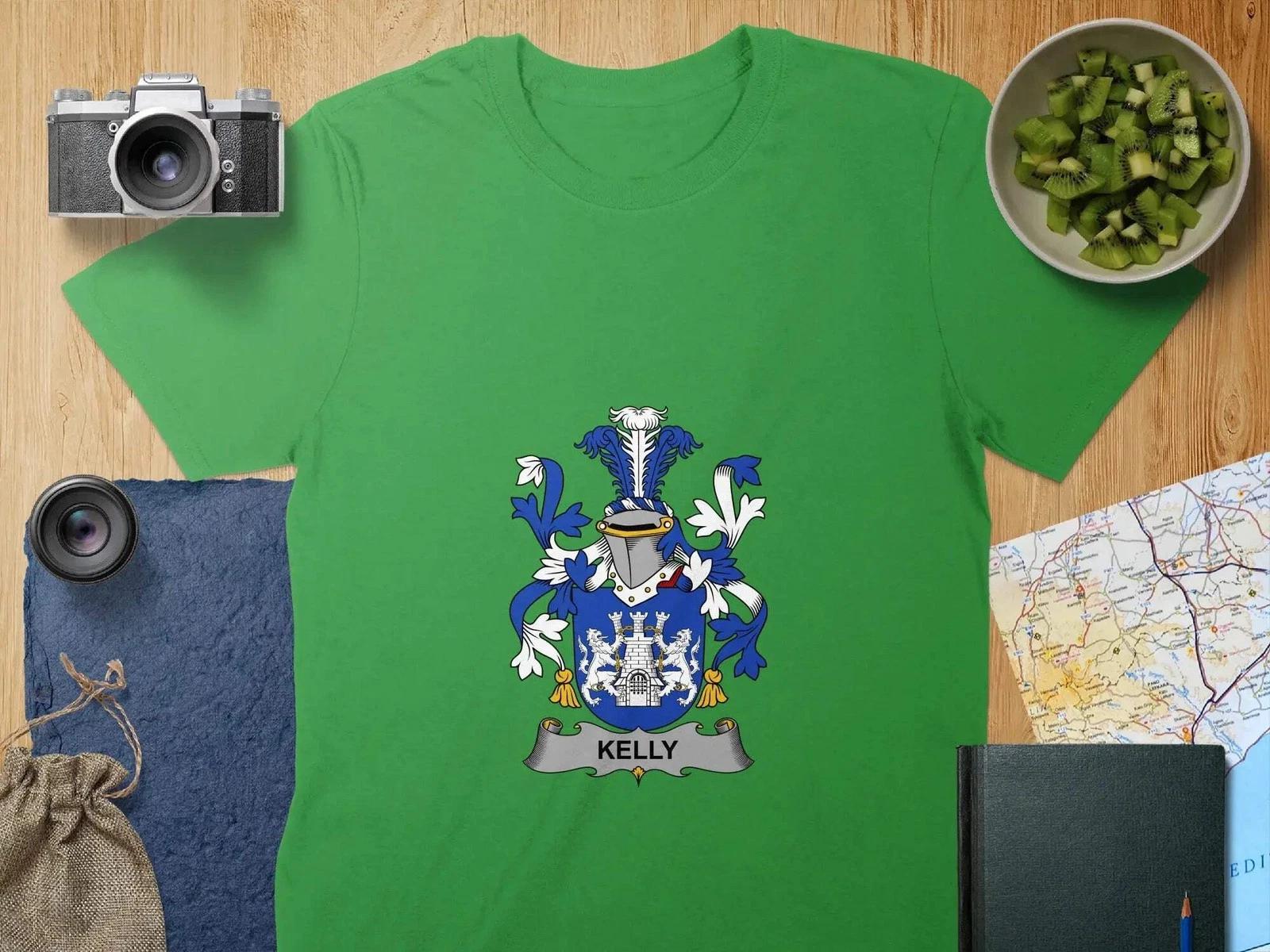 Kelly Coat Of Arms Irish T-Shirt S