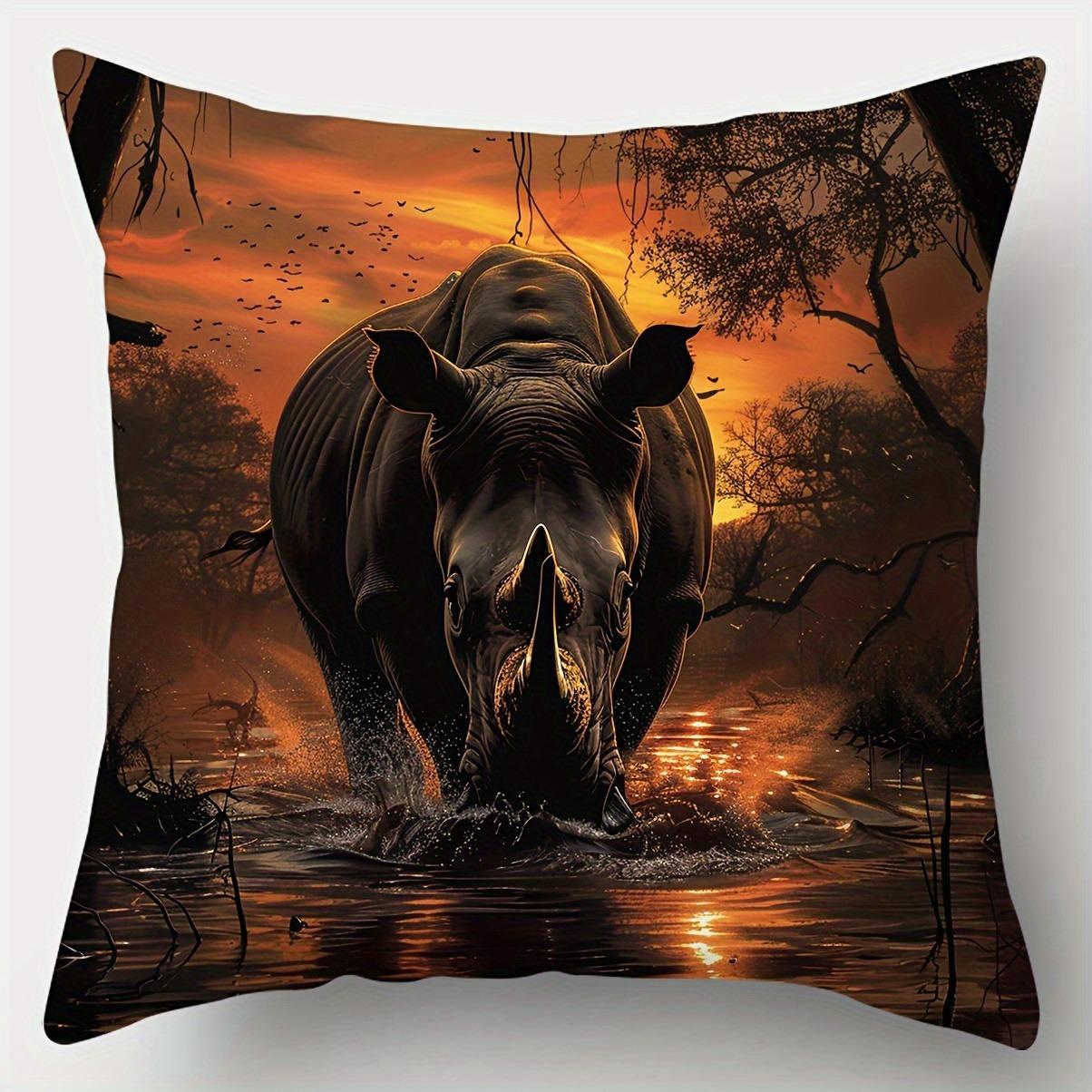 

African Savannah Animal PillowcaseSuitable for sofa car bedroom decorative cushion cover pillow cover 16x16Inch