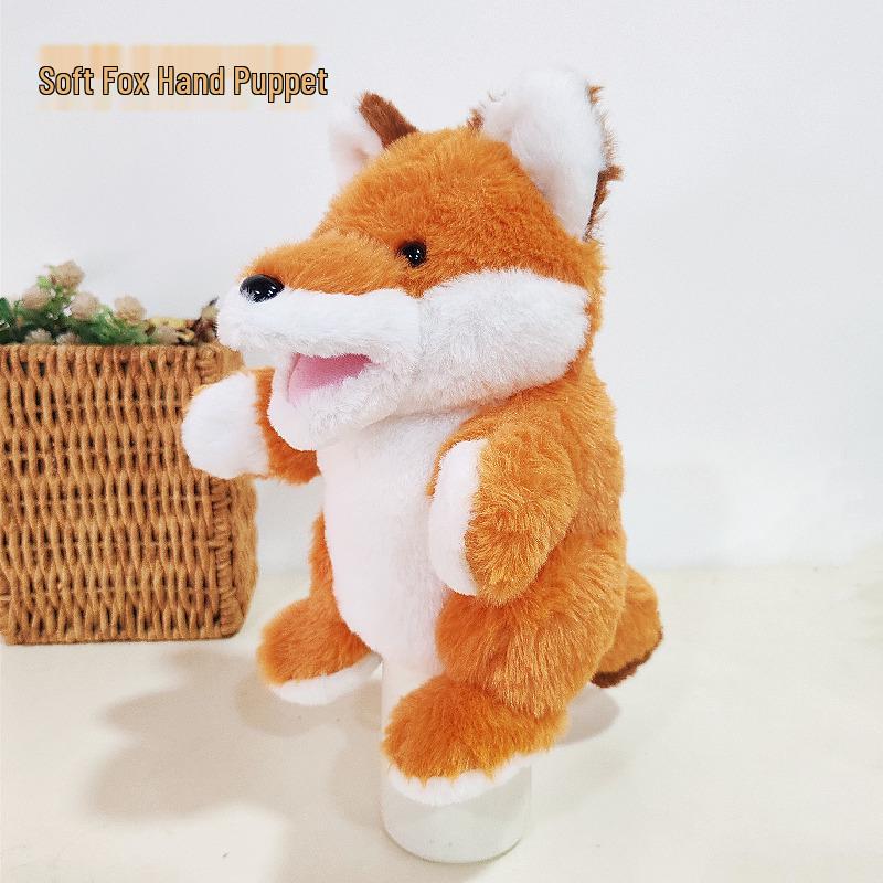 Cartoon Animal Hand Puppet Plush Doll for Kids' Interactive Play